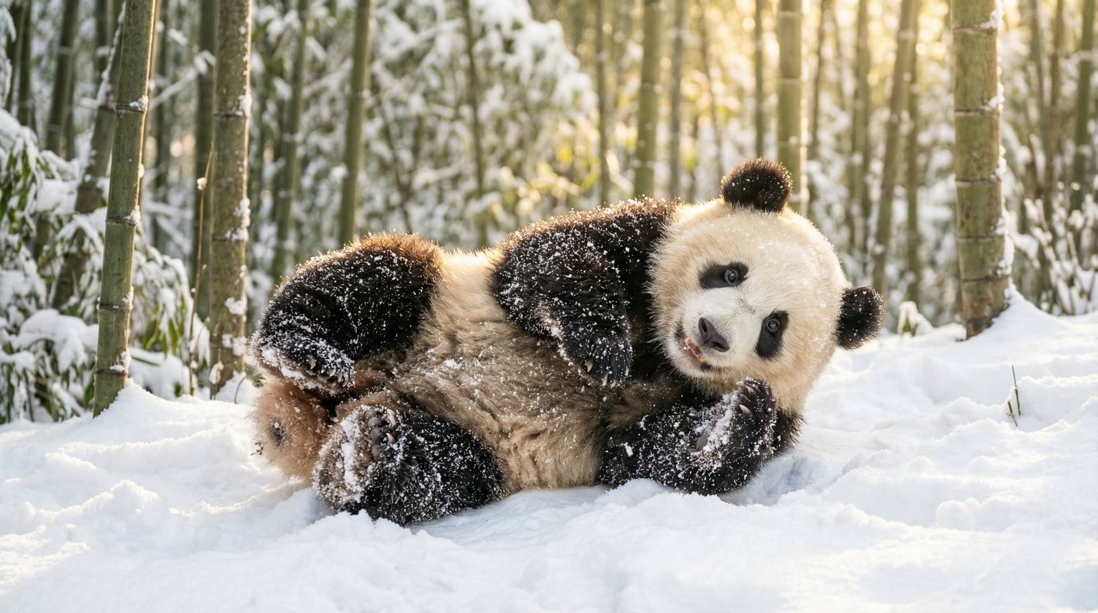 17c一起草大熊猫雪地视频
